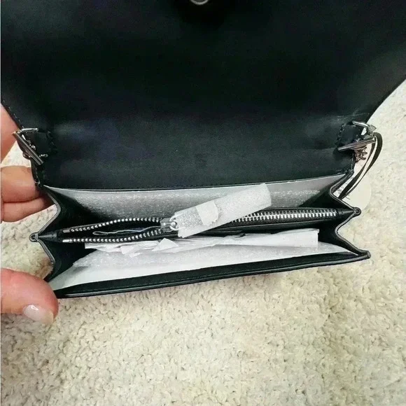 KATE SPADE DISNEY PARKS MINNIE MOUSE LEATHER WALLET CROSSBODY BAG NWT - Picture 5 of 13